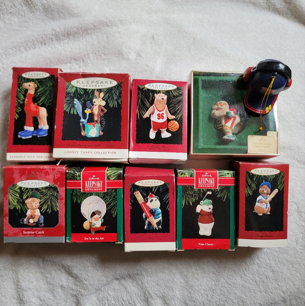 **SALE!** Vintage lot of Hallmark Keepsake ornaments 80s, 90s